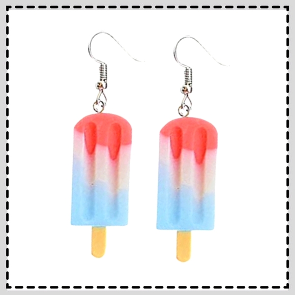Women's Popsicle Drop Dangle Earrings - Picture 1 of 3